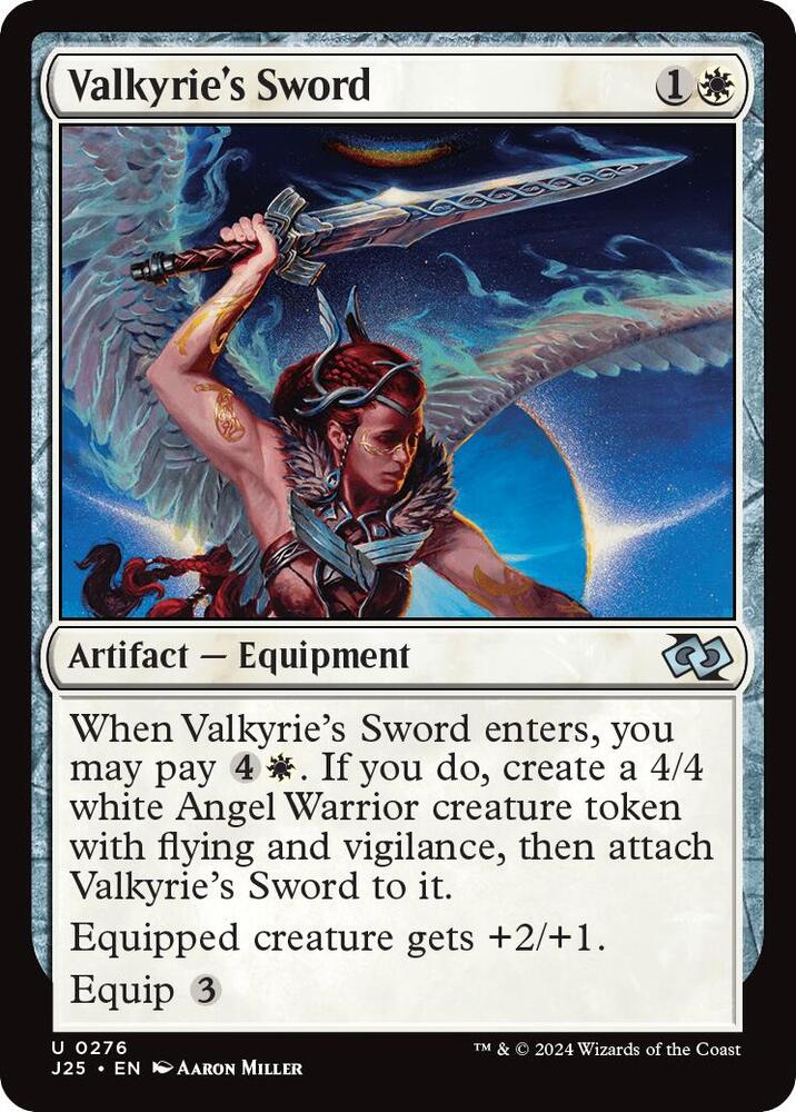 Valkyrie's Sword 276 card from Foundations Jumpstart