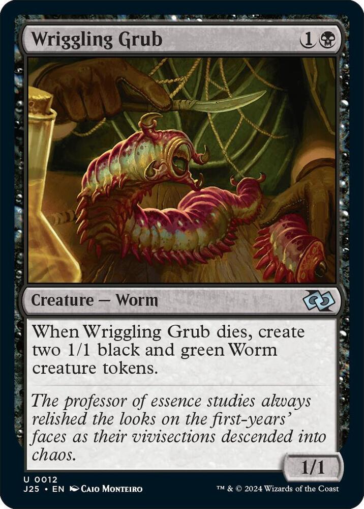Wriggling Grub 12 card from Foundations Jumpstart
