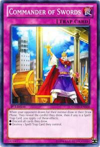 Commander of Swords GAOV-EN068 card from Galactic Overlord