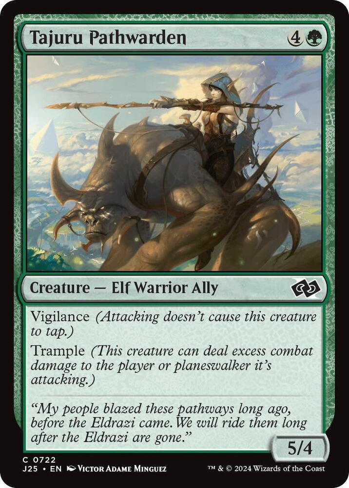 Tajuru Pathwarden 722 card from Foundations Jumpstart