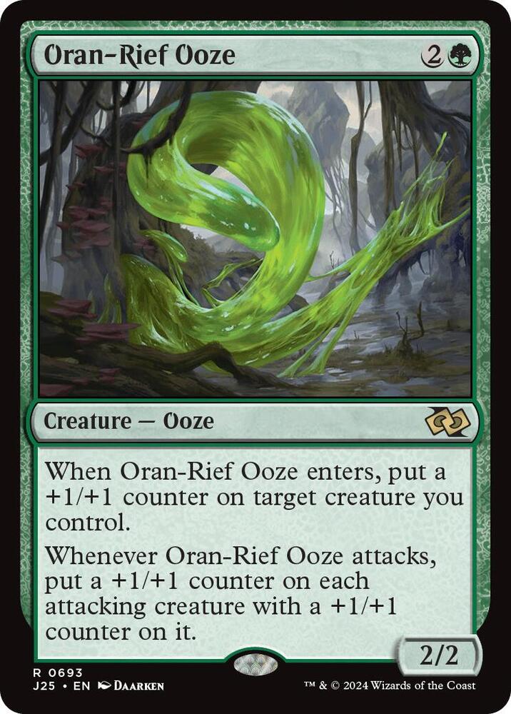 Oran-Rief Ooze 693 card from Foundations Jumpstart
