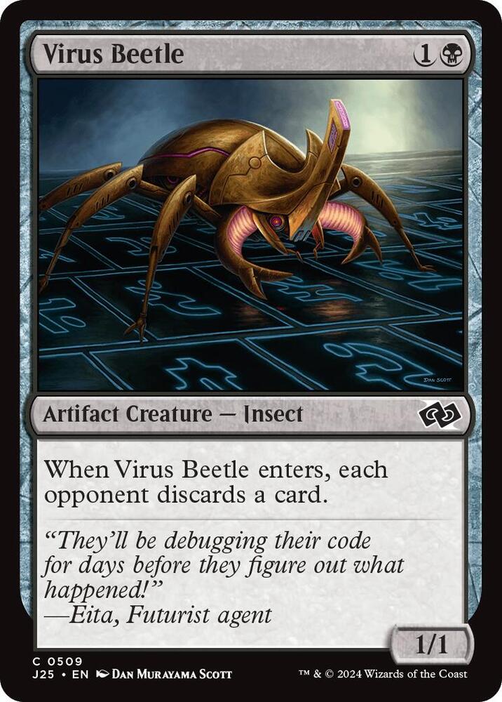 Virus Beetle 509 card from Foundations Jumpstart
