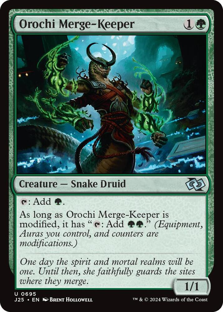 Orochi Merge-Keeper 695 card from Foundations Jumpstart