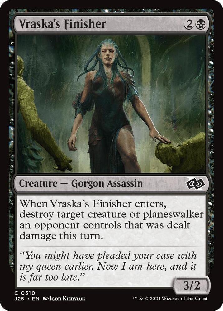 Vraska's Finisher 510 card from Foundations Jumpstart