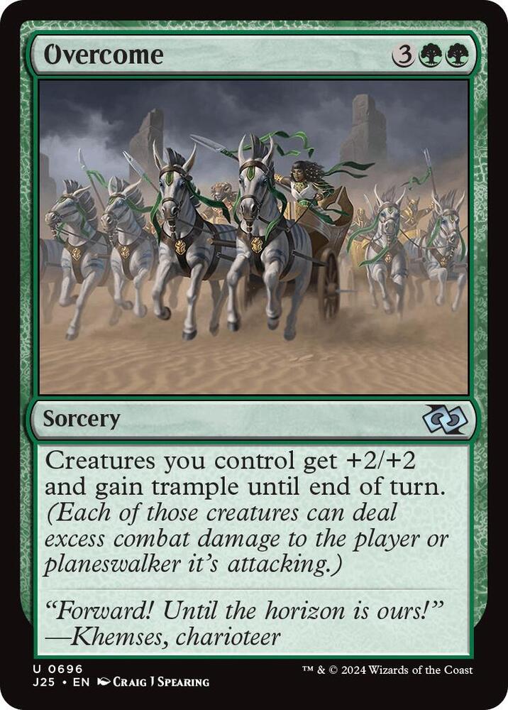 Overcome 696 card from Foundations Jumpstart