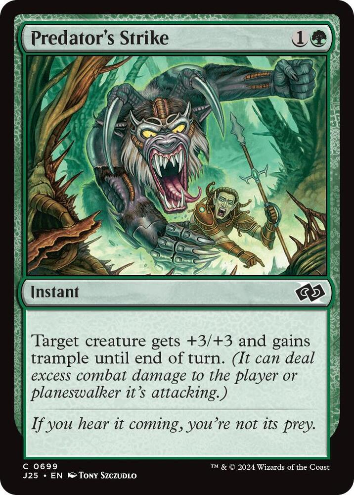 Predator's Strike 699 card from Foundations Jumpstart
