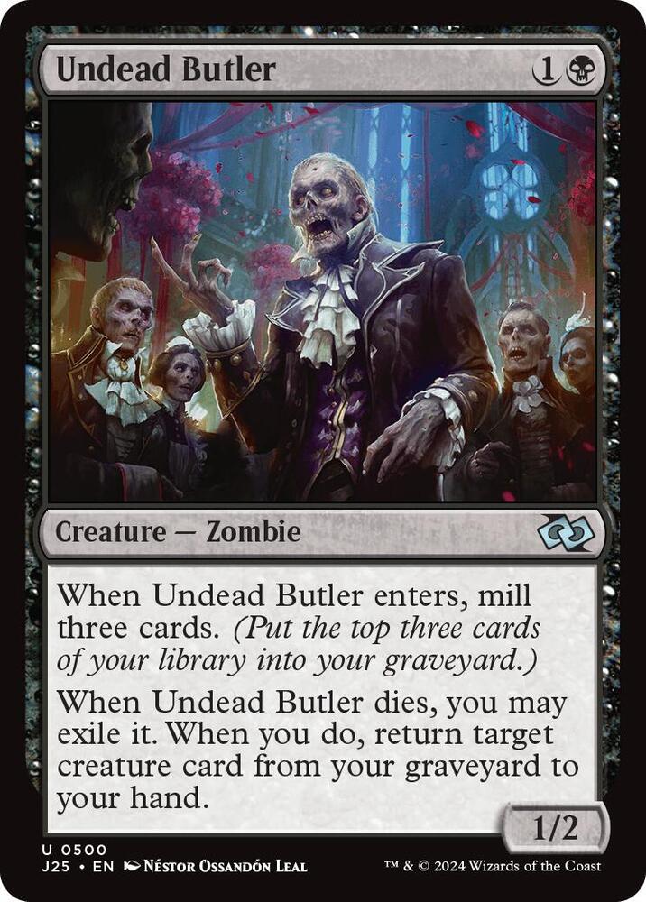 Undead Butler 500 card from Foundations Jumpstart
