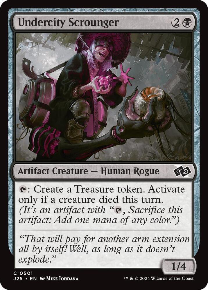 Undercity Scrounger 501 card from Foundations Jumpstart