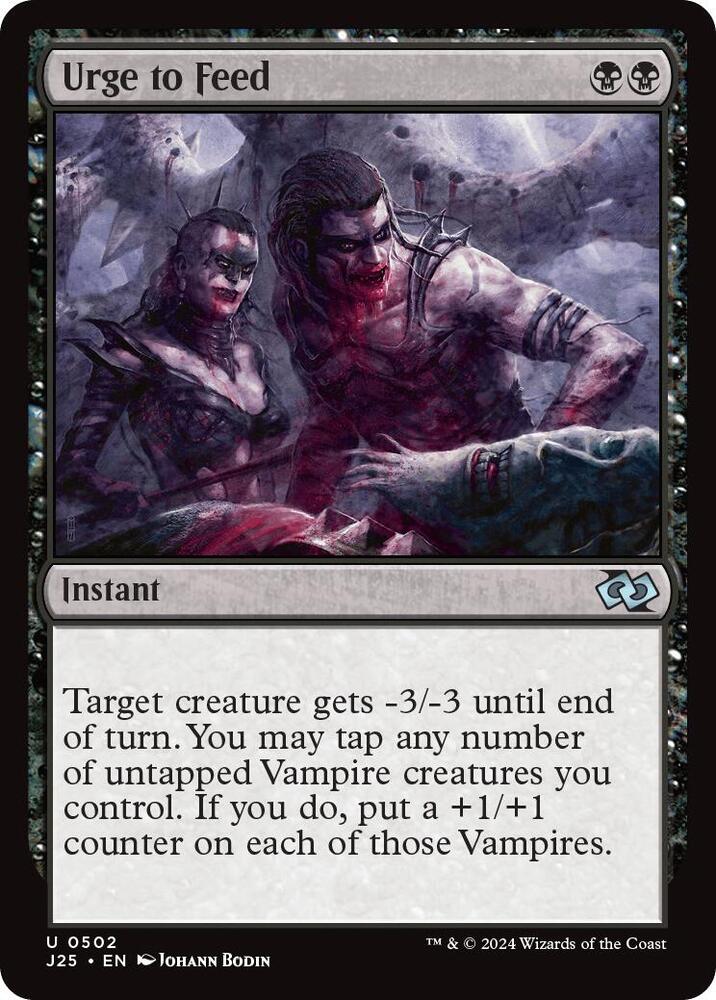 Urge to Feed 502 card from Foundations Jumpstart