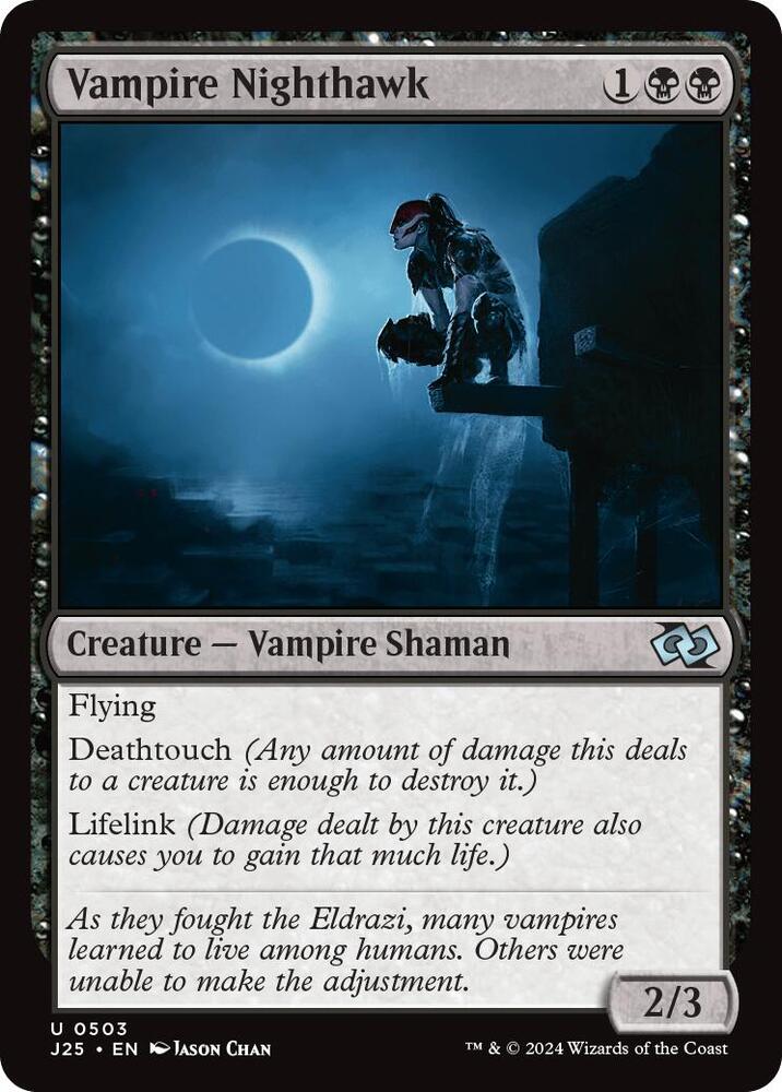 Vampire Nighthawk 503 card from Foundations Jumpstart