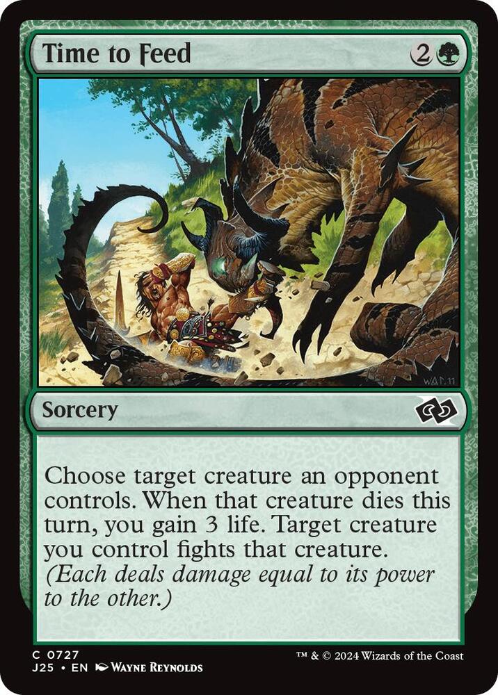 Time to Feed 727 card from Foundations Jumpstart