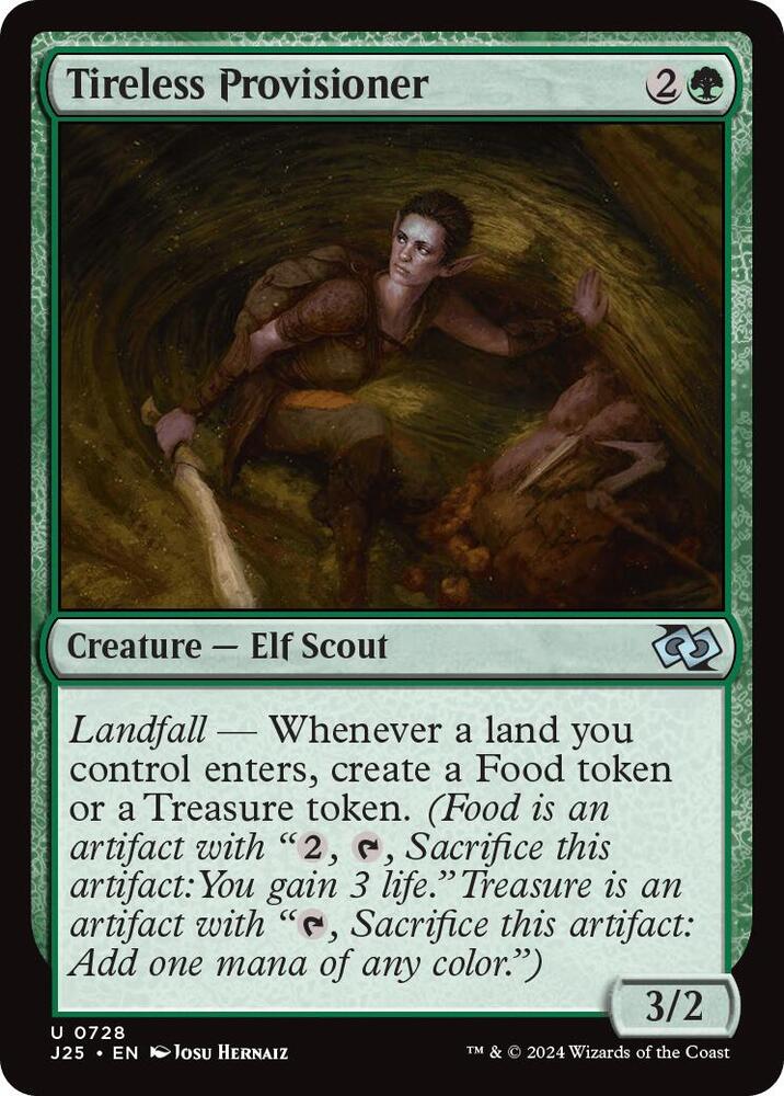 Tireless Provisioner 728 card from Foundations Jumpstart