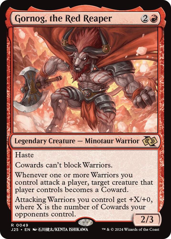 Gornog, the Red Reaper (Anime) 49 card from Foundations Jumpstart