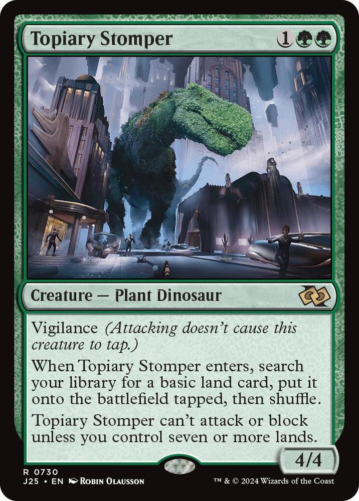Topiary Stomper 730 card from Foundations Jumpstart