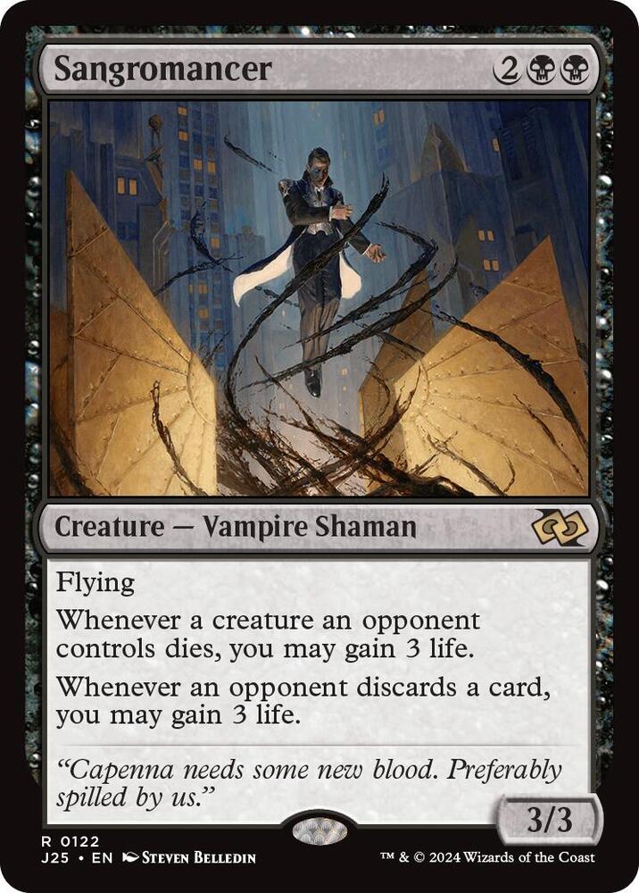 Sangromancer 122 card from Foundations Jumpstart