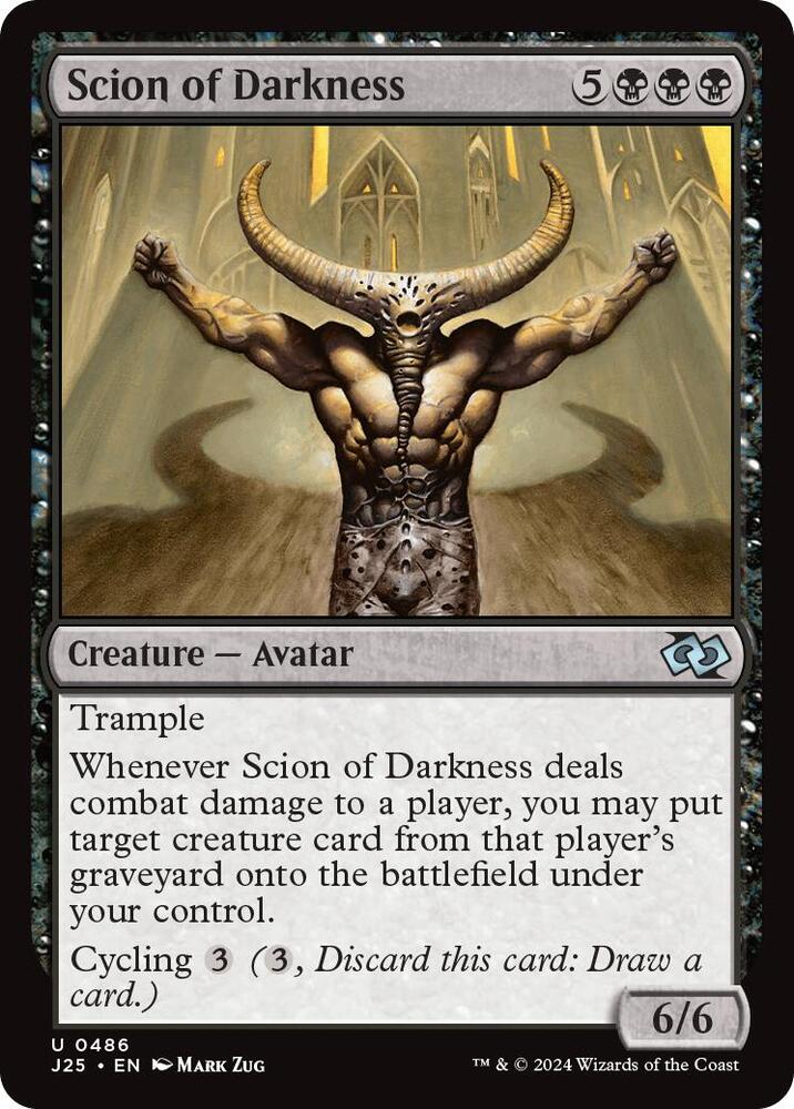 Scion of Darkness 486 card from Foundations Jumpstart