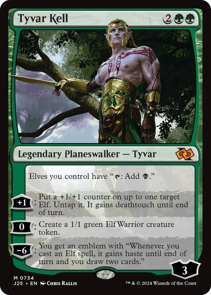 Tyvar Kell 734 card from Foundations Jumpstart