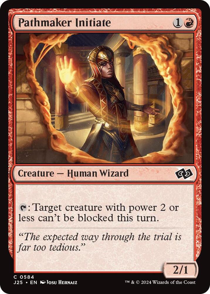 Pathmaker Initiate 584 card from Foundations Jumpstart