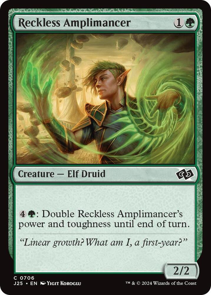 Reckless Amplimancer 706 card from Foundations Jumpstart