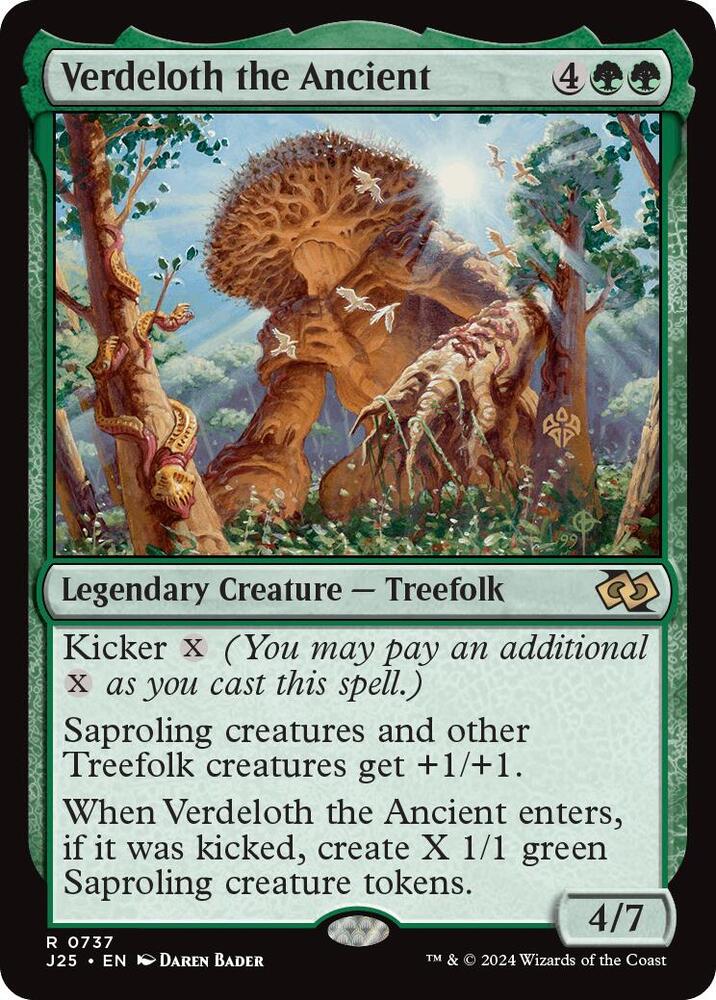 Verdeloth the Ancient 737 card from Foundations Jumpstart