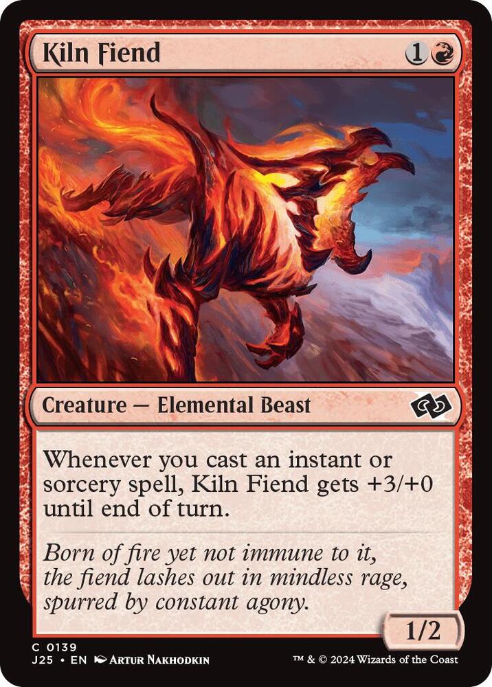 Kiln Fiend 139 card from Foundations Jumpstart