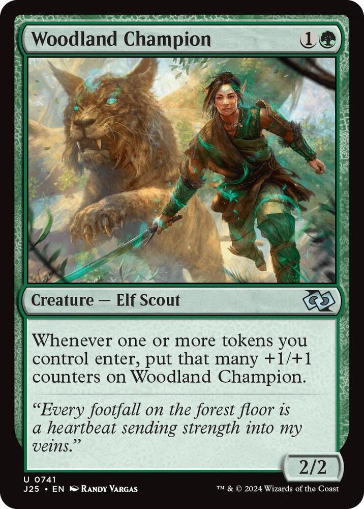 Woodland Champion 741 card from Foundations Jumpstart
