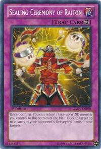 Sealing Ceremony of Raiton GAOV-EN078 card from Galactic Overlord