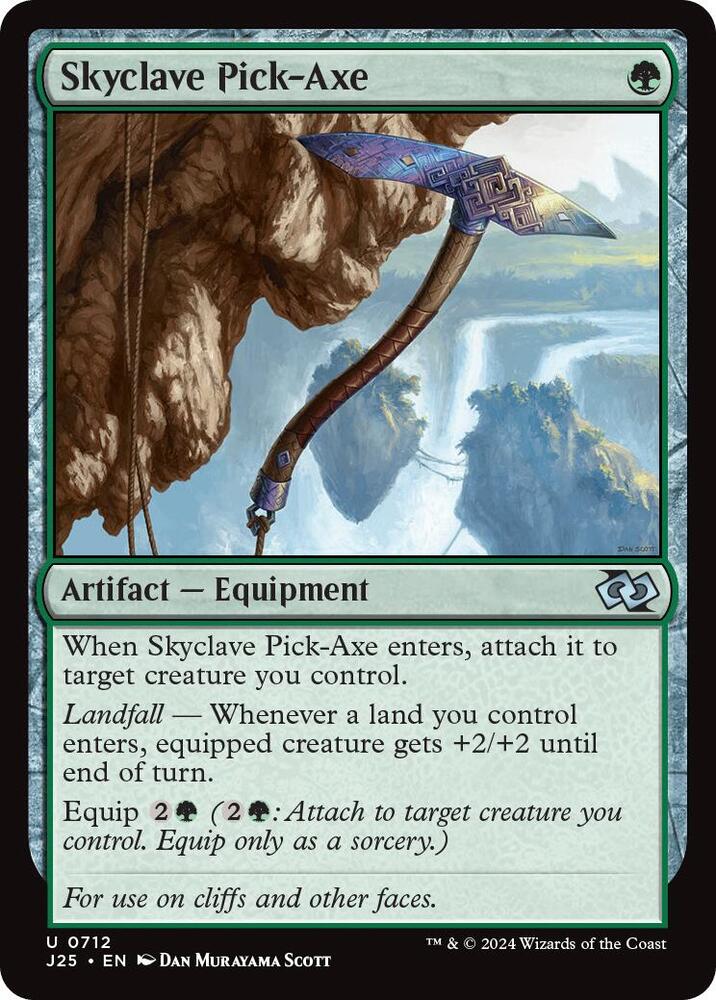 Skyclave Pick-Axe 712 card from Foundations Jumpstart