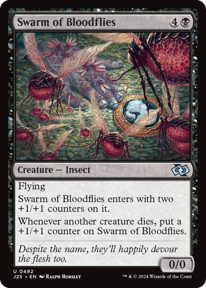 Swarm of Bloodflies 492 card from Foundations Jumpstart