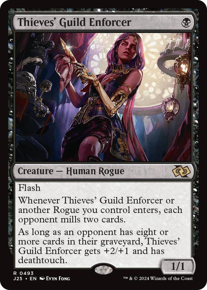 Thieves' Guild Enforcer 493 card from Foundations Jumpstart