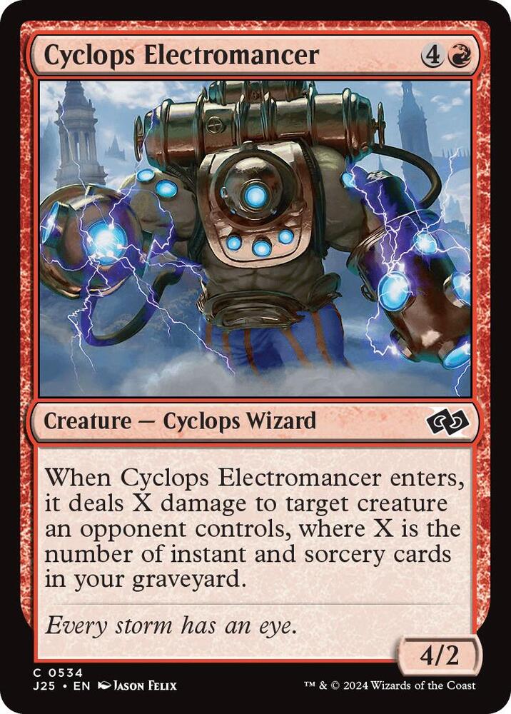 Cyclops Electromancer 534 card from Foundations Jumpstart