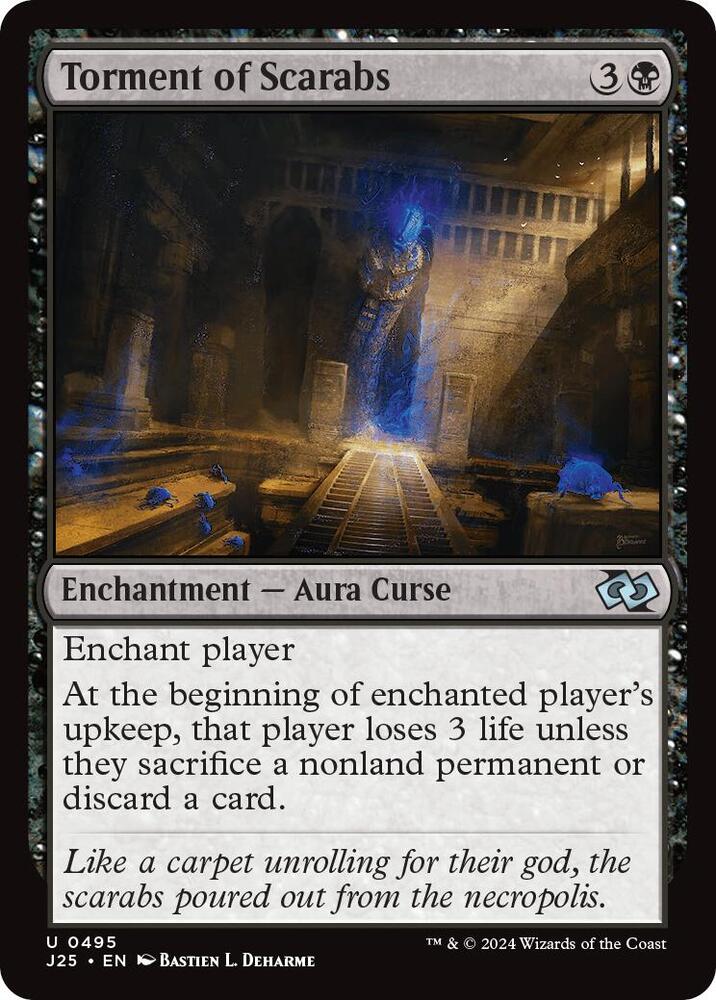 Torment of Scarabs 495 card from Foundations Jumpstart