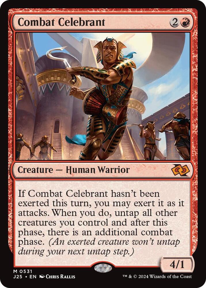 Combat Celebrant 531 card from Foundations Jumpstart