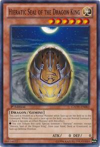 Hieratic Seal of the Dragon King GAOV-EN082 card from Galactic Overlord