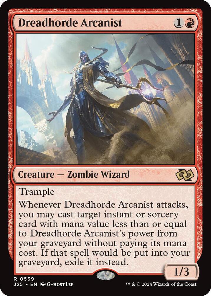 Dreadhorde Arcanist 539 card from Foundations Jumpstart