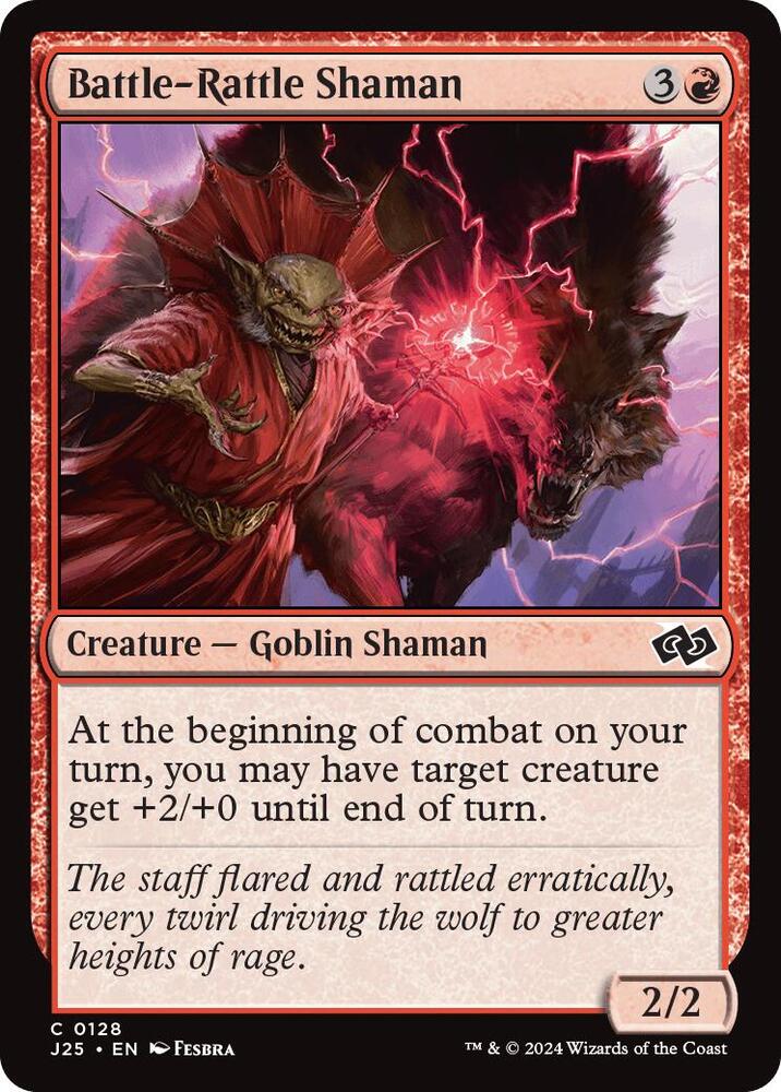 Battle-Rattle Shaman 128 card from Foundations Jumpstart