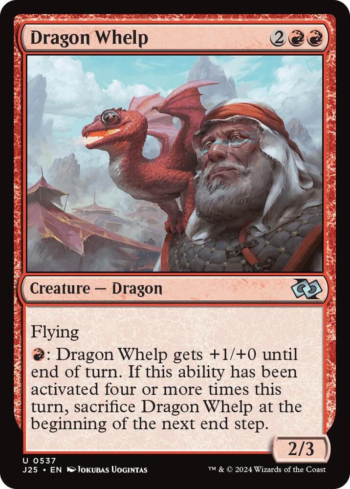 Dragon Whelp 537 card from Foundations Jumpstart