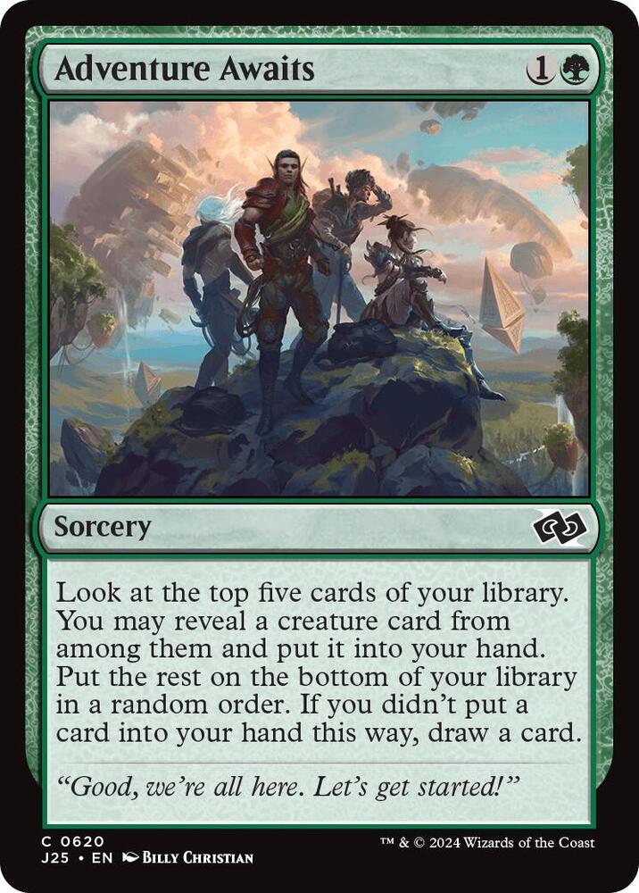 Adventure Awaits 620 card from Foundations Jumpstart