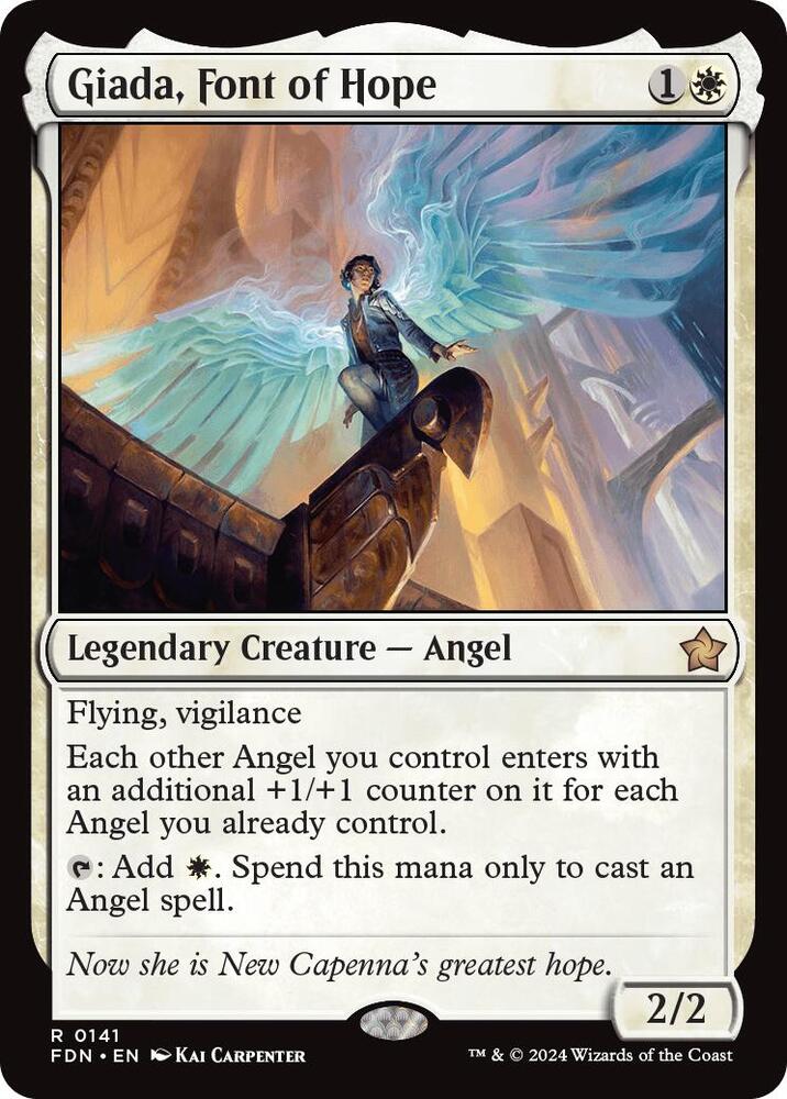 Giada, Font of Hope 141 card from Foundations