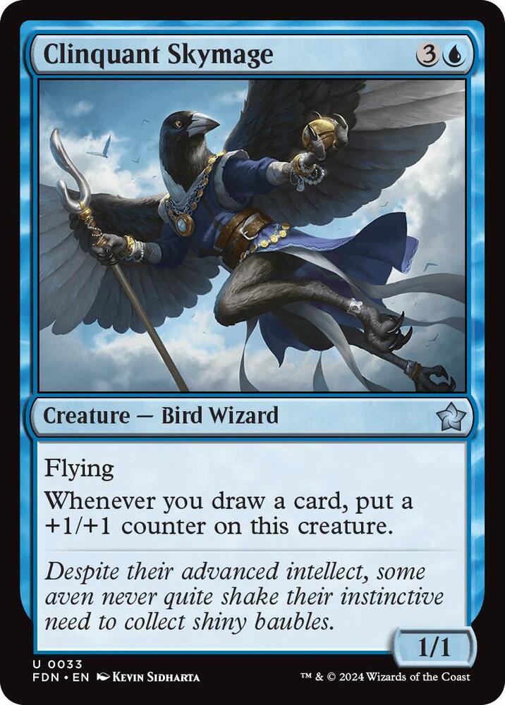 Clinquant Skymage 33 card from Foundations