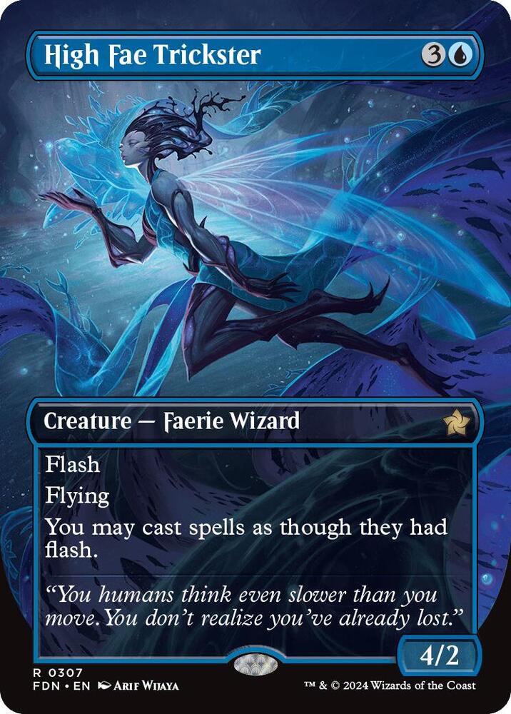 High Fae Trickster (Borderless) 307 card from Foundations