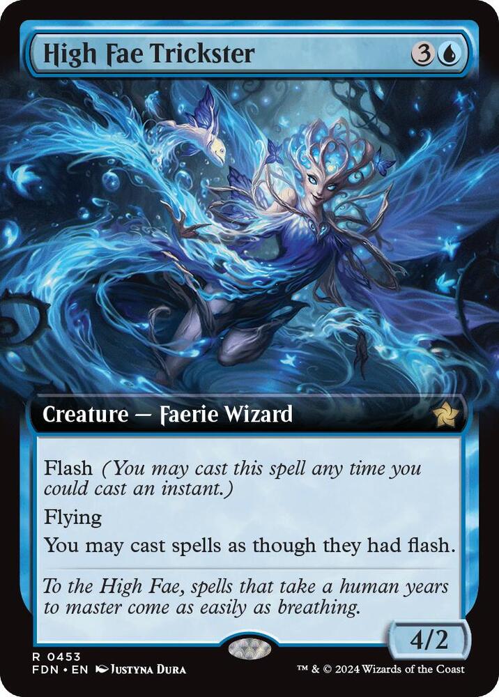 High Fae Trickster (Extended Art) 453 card from Foundations