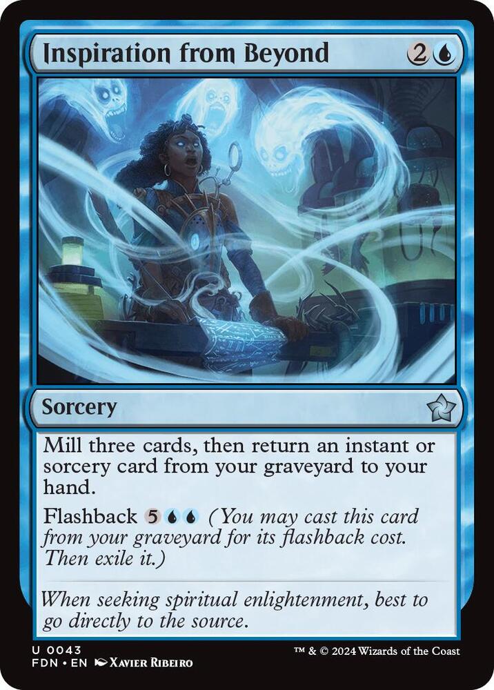 Inspiration from Beyond 43 card from Foundations