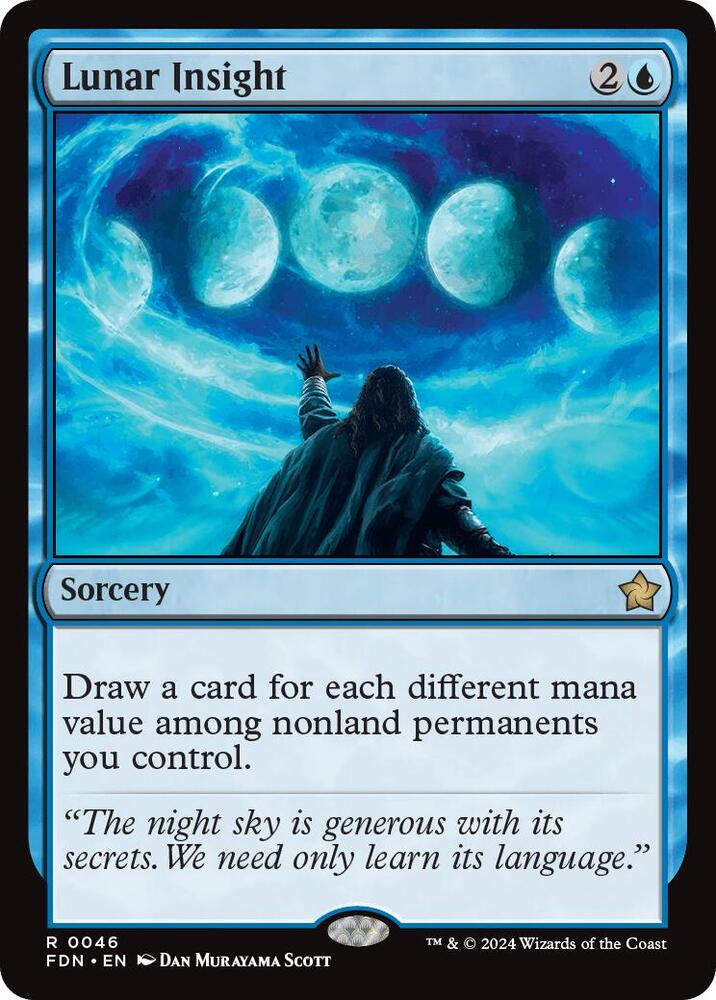 Lunar Insight 46 card from Foundations