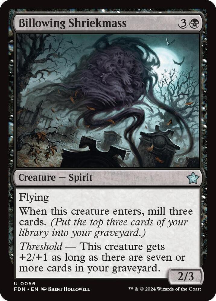 Billowing Shriekmass 56 card from Foundations