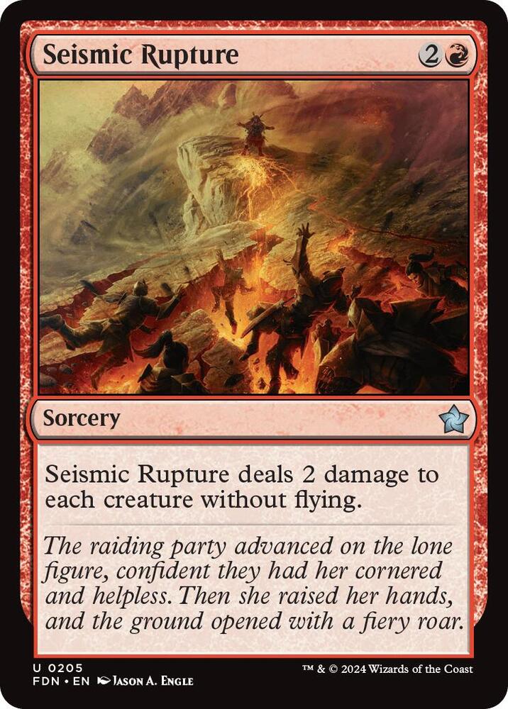 Seismic Rupture 205 card from Foundations