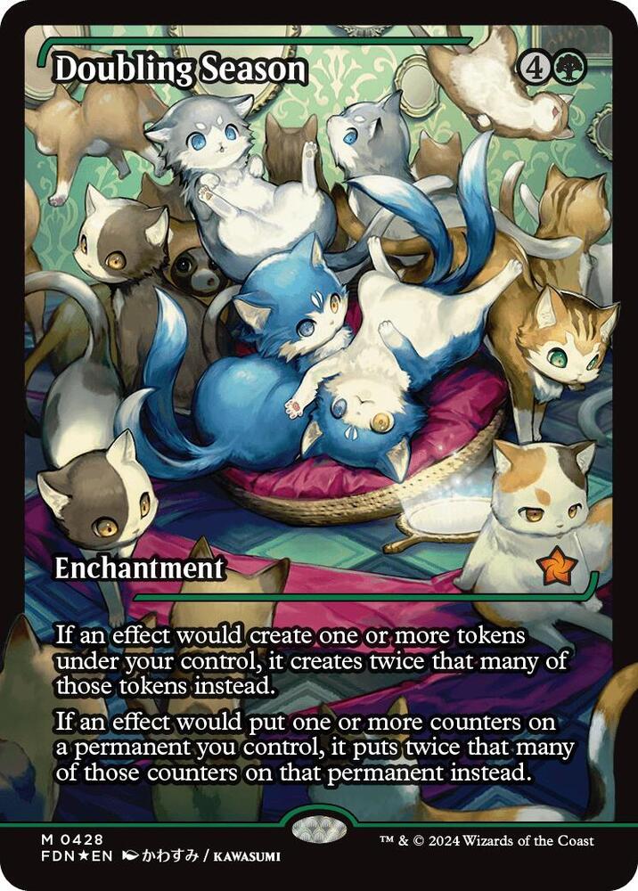 Doubling Season (Showcase) 428 card from Foundations