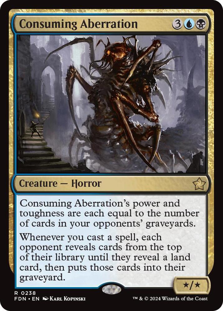 Consuming Aberration 238 card from Foundations