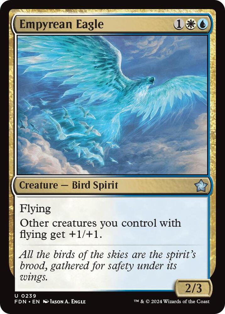 Empyrean Eagle 239 card from Foundations