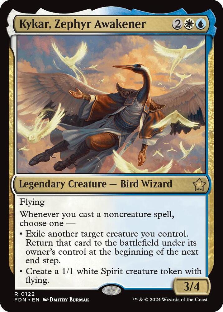 Kykar, Zephyr Awakener 122 card from Foundations